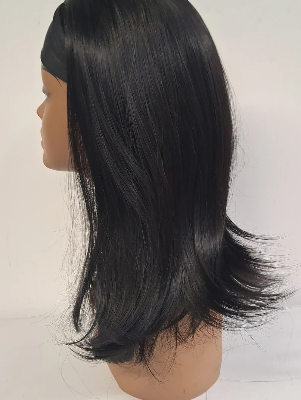 NWT Black Headband Wig - Sleek Straight Women’s Hair